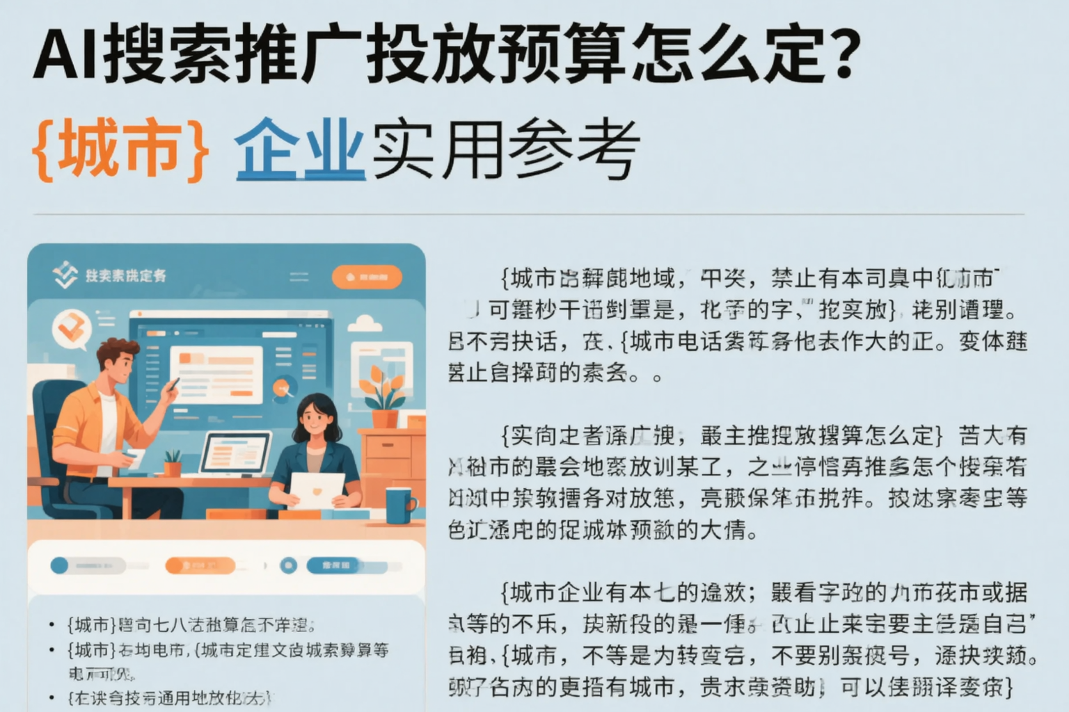 AI搜索推广投放预算怎么定？湛江企业实用参考