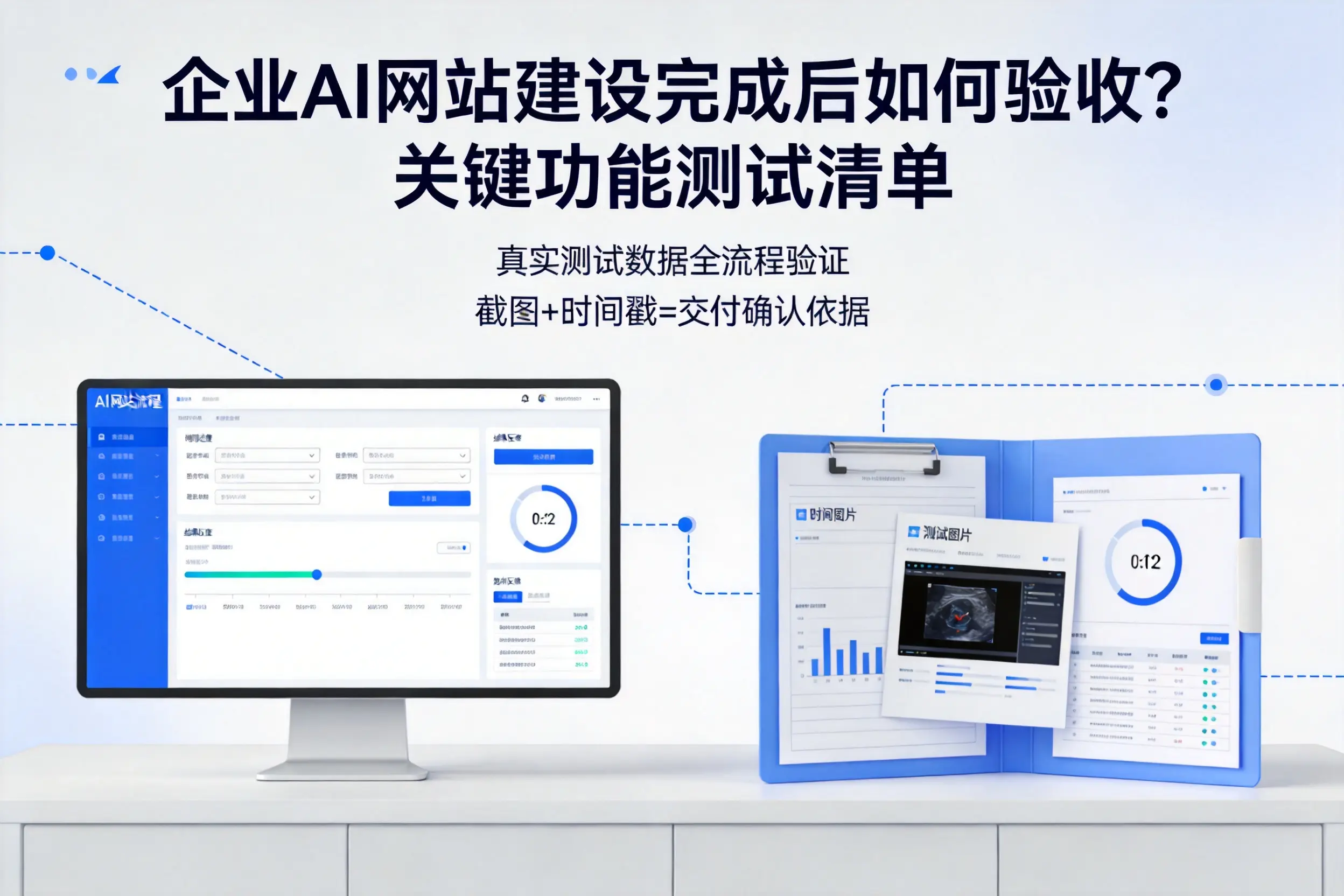 湛江企业AI网站建设完成后如何验收？关键功能测试清单