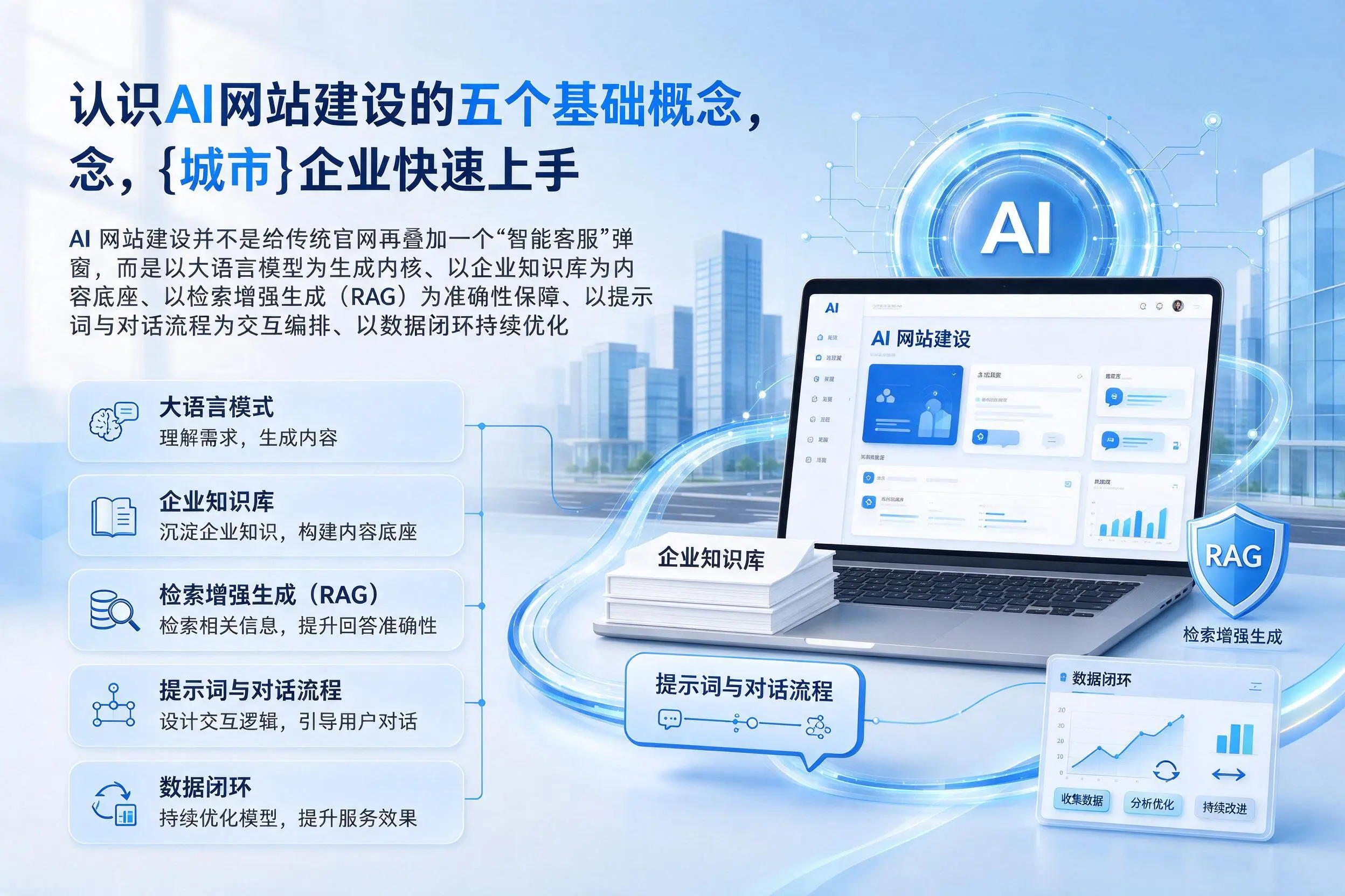 认识AI网站建设的五个基础概念,湛江企业快速上手